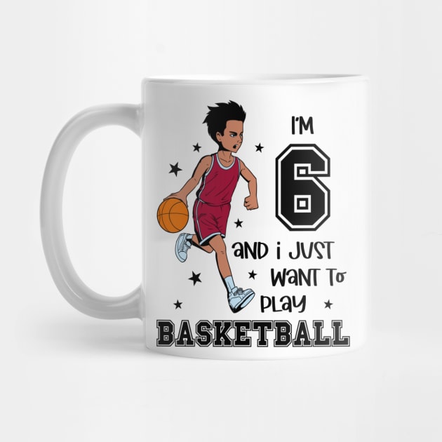 Boy plays basketball - I am 6 by Modern Medieval Design